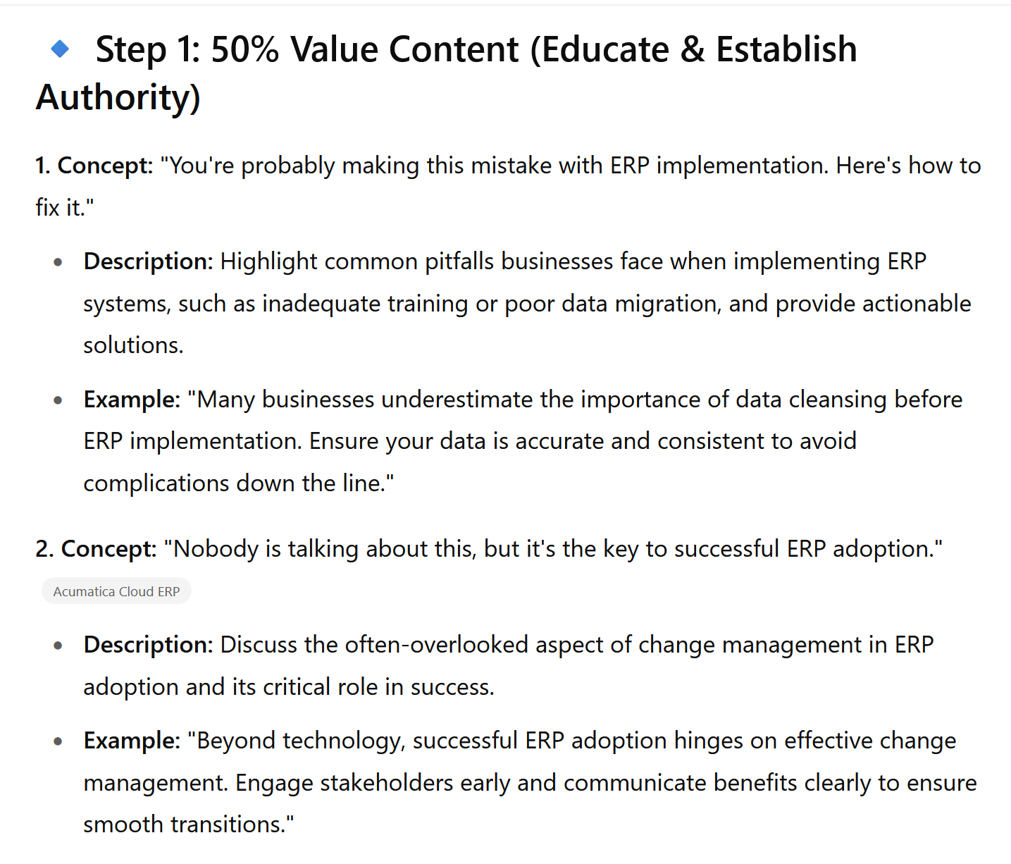 Personalized Content Blueprint